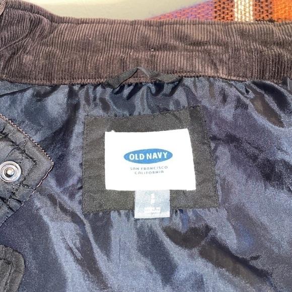 Old navy women’s Small vest quilted puff black jacket basic simple staple zip - Picture 4 of 7